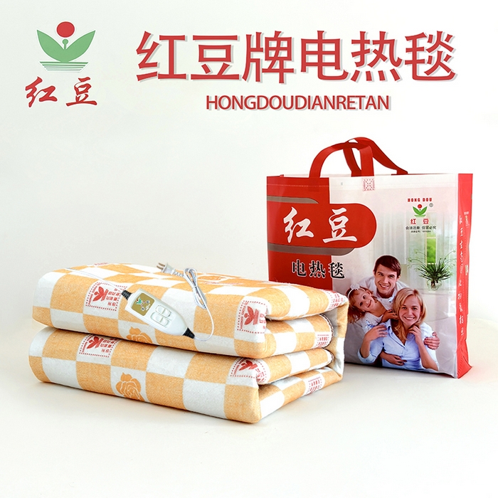 91家纺网 家纺一手货源 找家纺 （总）茗婷家纺 2025秋冬爆款茗婷红豆牌电热毯图花型随机