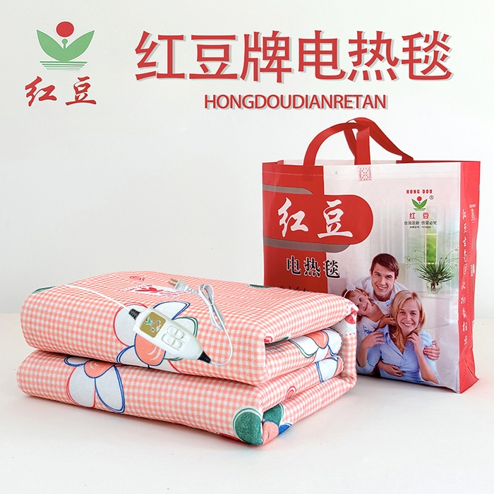 91家纺网 家纺一手货源 找家纺 （总）茗婷家纺 2025秋冬爆款茗婷红豆牌电热毯图花型随机