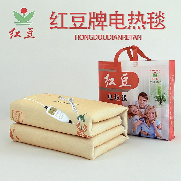 91家纺网 家纺一手货源 找家纺 （总）茗婷家纺 2025秋冬爆款茗婷红豆牌电热毯图花型随机