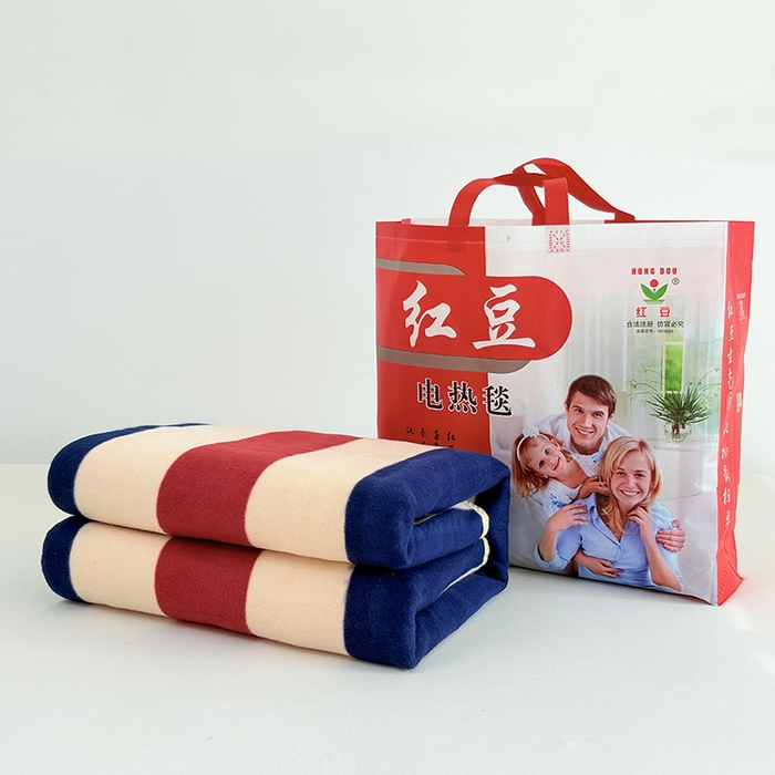 91家纺网 家纺一手货源 找家纺 茗婷家纺 2025秋冬爆款茗婷红豆牌电热毯图花型随机 6522