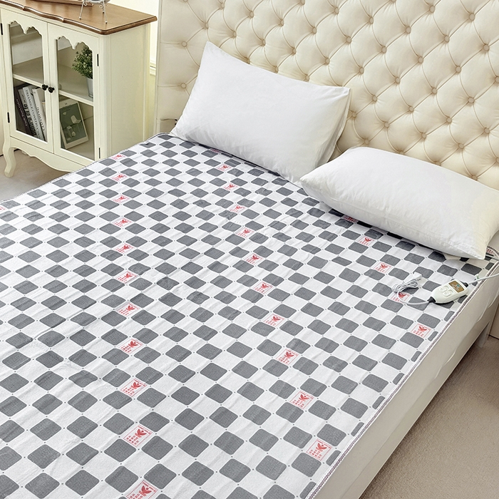 91家纺网 家纺一手货源 找家纺 茗婷家纺 2025秋冬爆款茗婷红豆牌电热毯图花型随机 6523