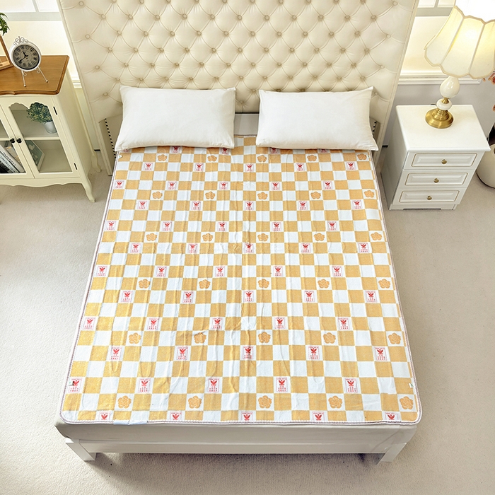 91家纺网 家纺一手货源 找家纺 茗婷家纺 2025秋冬爆款茗婷红豆牌电热毯图花型随机 6545