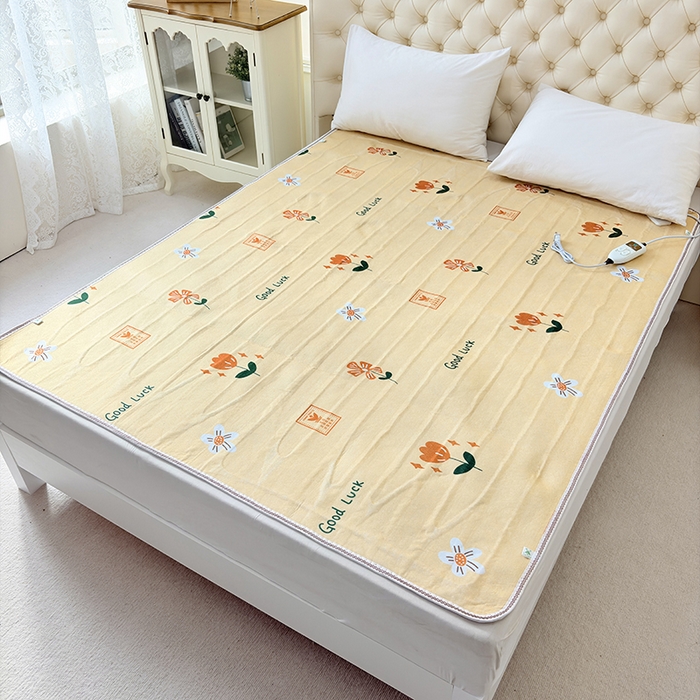 91家纺网 家纺一手货源 找家纺 茗婷家纺 2025秋冬爆款茗婷红豆牌电热毯图花型随机 6547