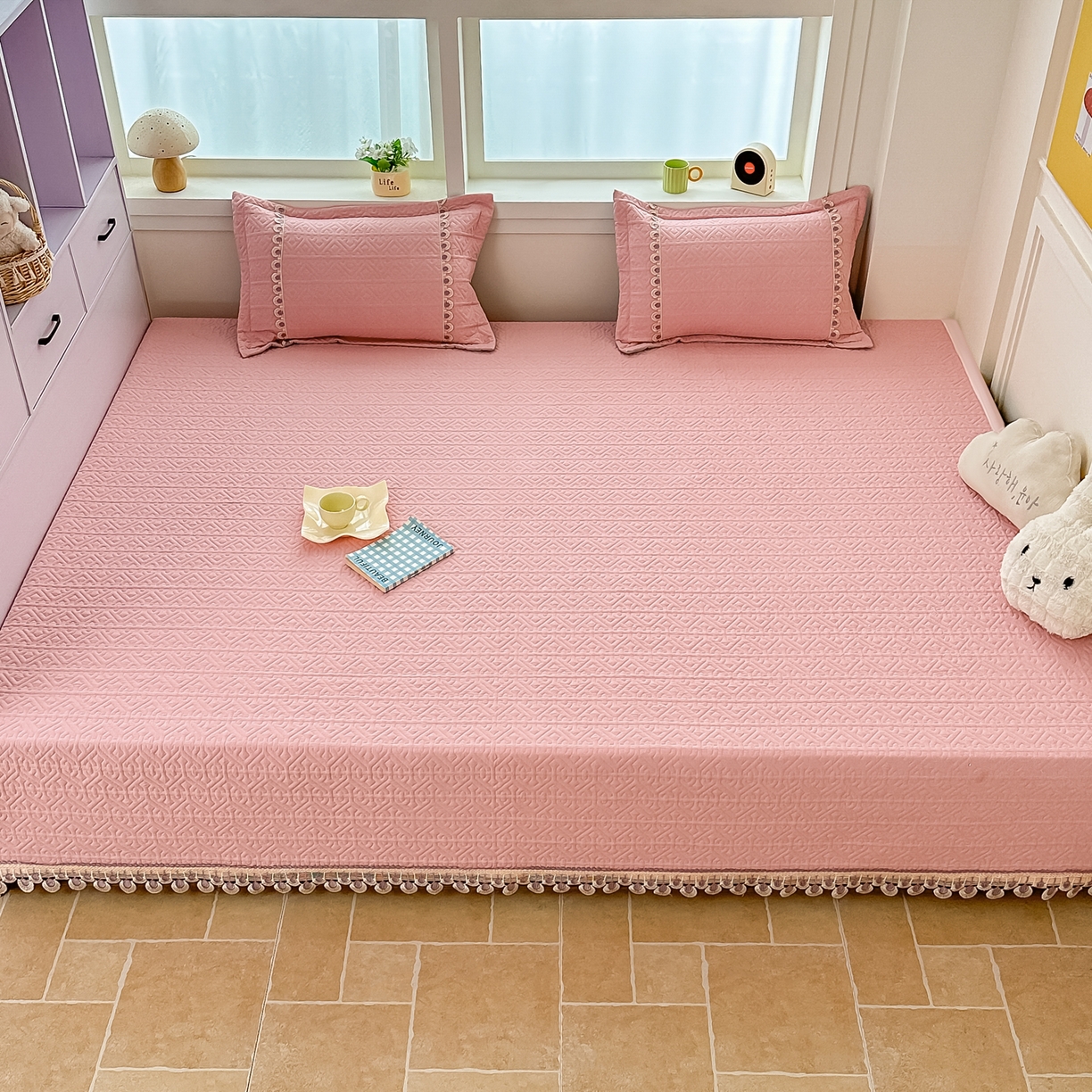 91家纺网 家纺一手货源 找家纺 （总）手艺人家纺 2025新款全棉水洗棉榻榻米床盖炕盖系列