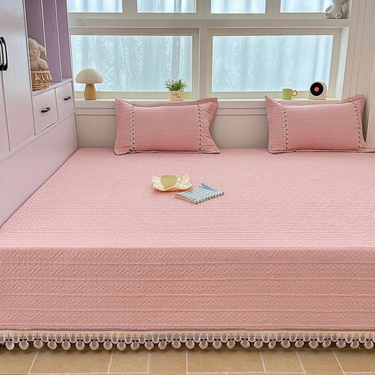 91家纺网 家纺一手货源 找家纺 （总）手艺人家纺 2025新款全棉水洗棉榻榻米床盖炕盖系列