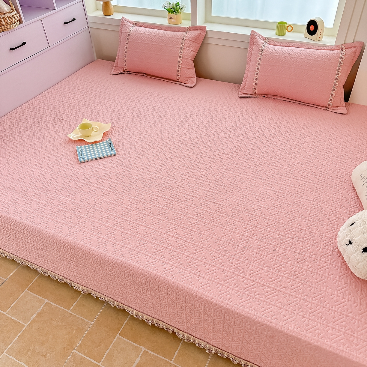 91家纺网 家纺一手货源 找家纺 （总）手艺人家纺 2025新款全棉水洗棉榻榻米床盖炕盖系列