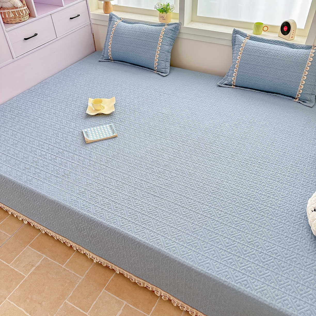 91家纺网 家纺一手货源 找家纺 （总）手艺人家纺 2025新款全棉水洗棉榻榻米床盖炕盖系列