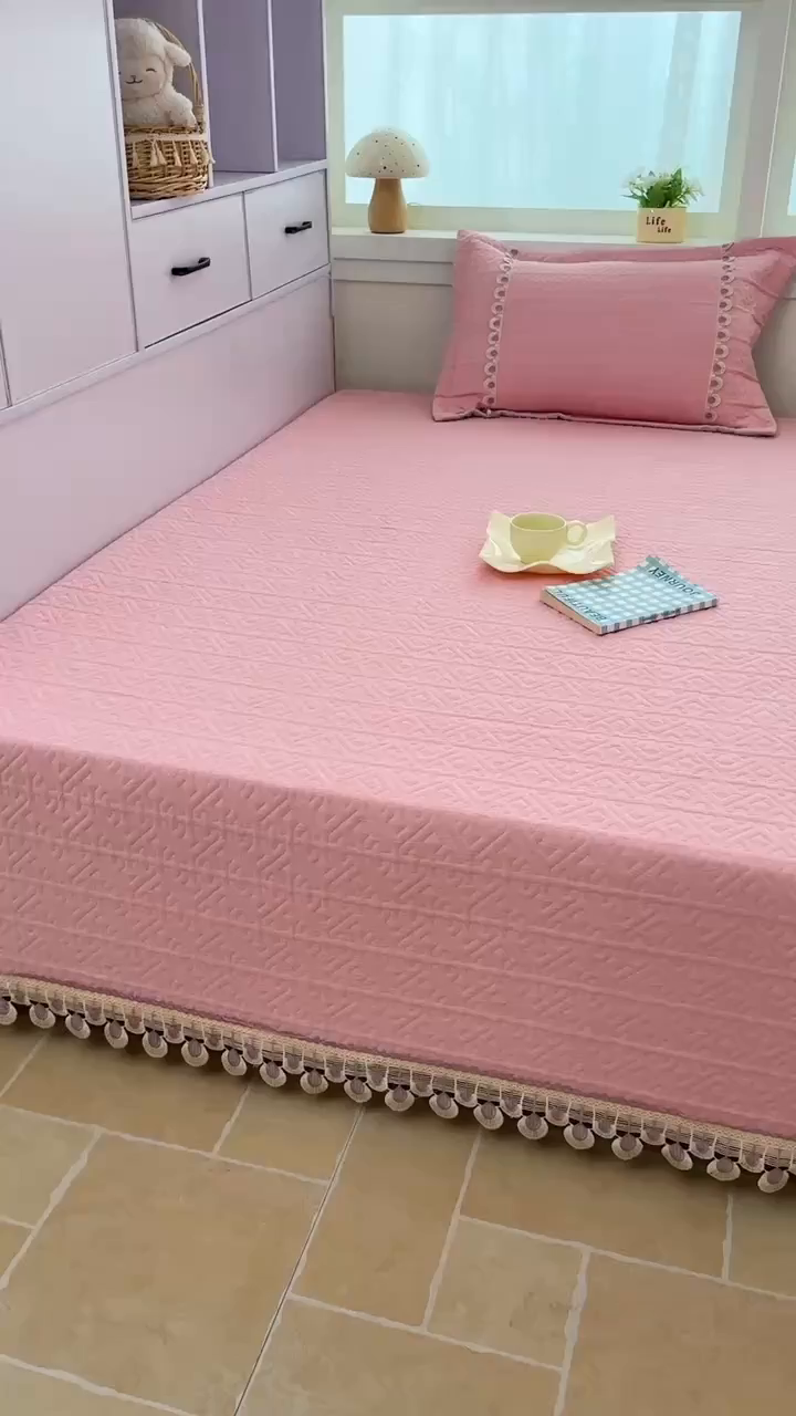 91家纺网 家纺一手货源 找家纺 手艺人家纺 2025新款全棉水洗棉榻榻米床盖炕盖系列 SX10