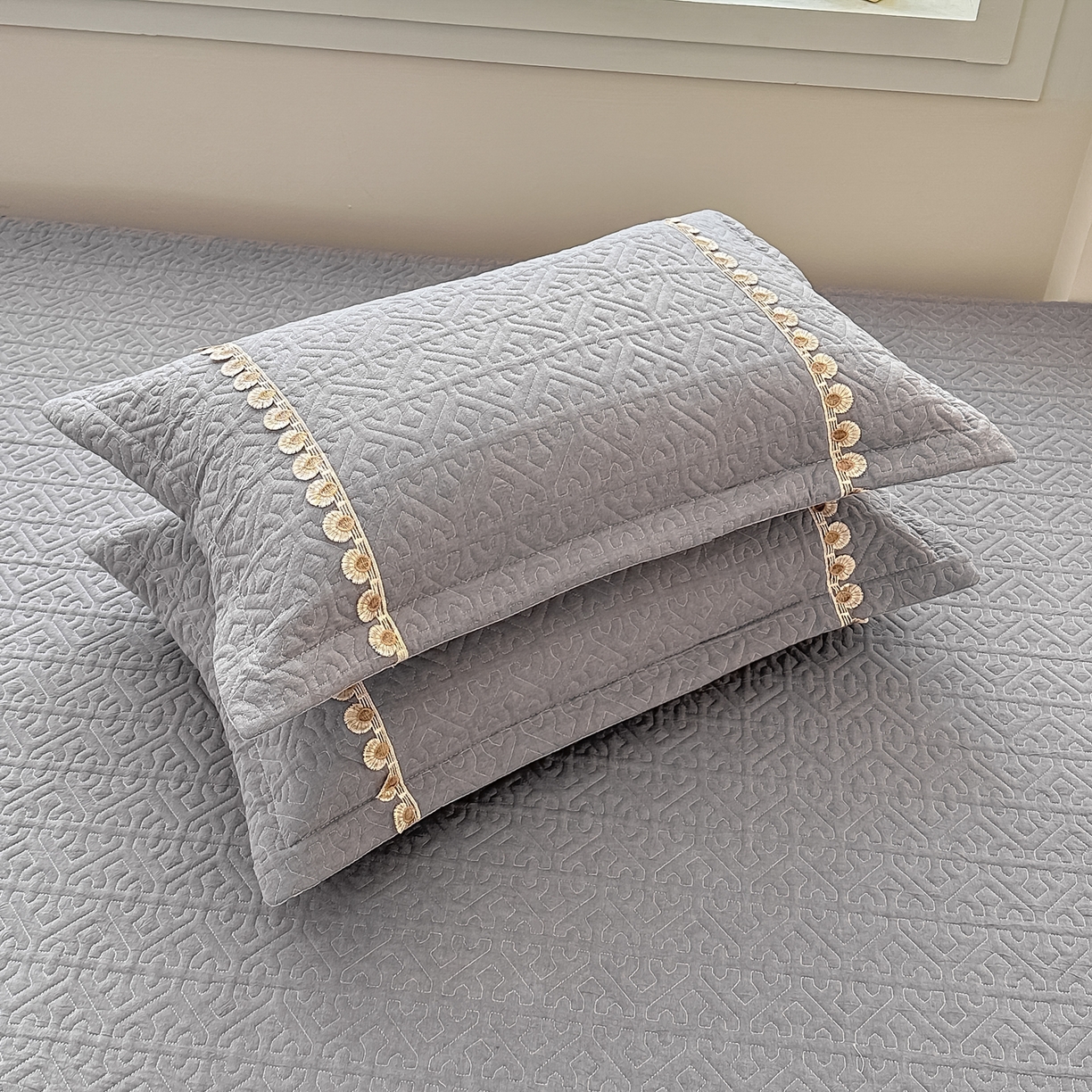 91家纺网 家纺一手货源 找家纺 手艺人家纺 2025新款全棉水洗棉榻榻米床盖炕盖系列 SX12