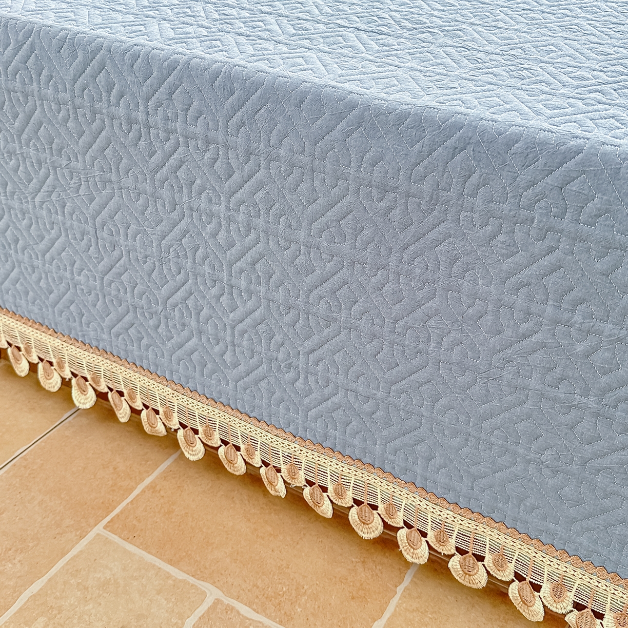 91家纺网 家纺一手货源 找家纺 手艺人家纺 2025新款全棉水洗棉榻榻米床盖炕盖系列 SX13