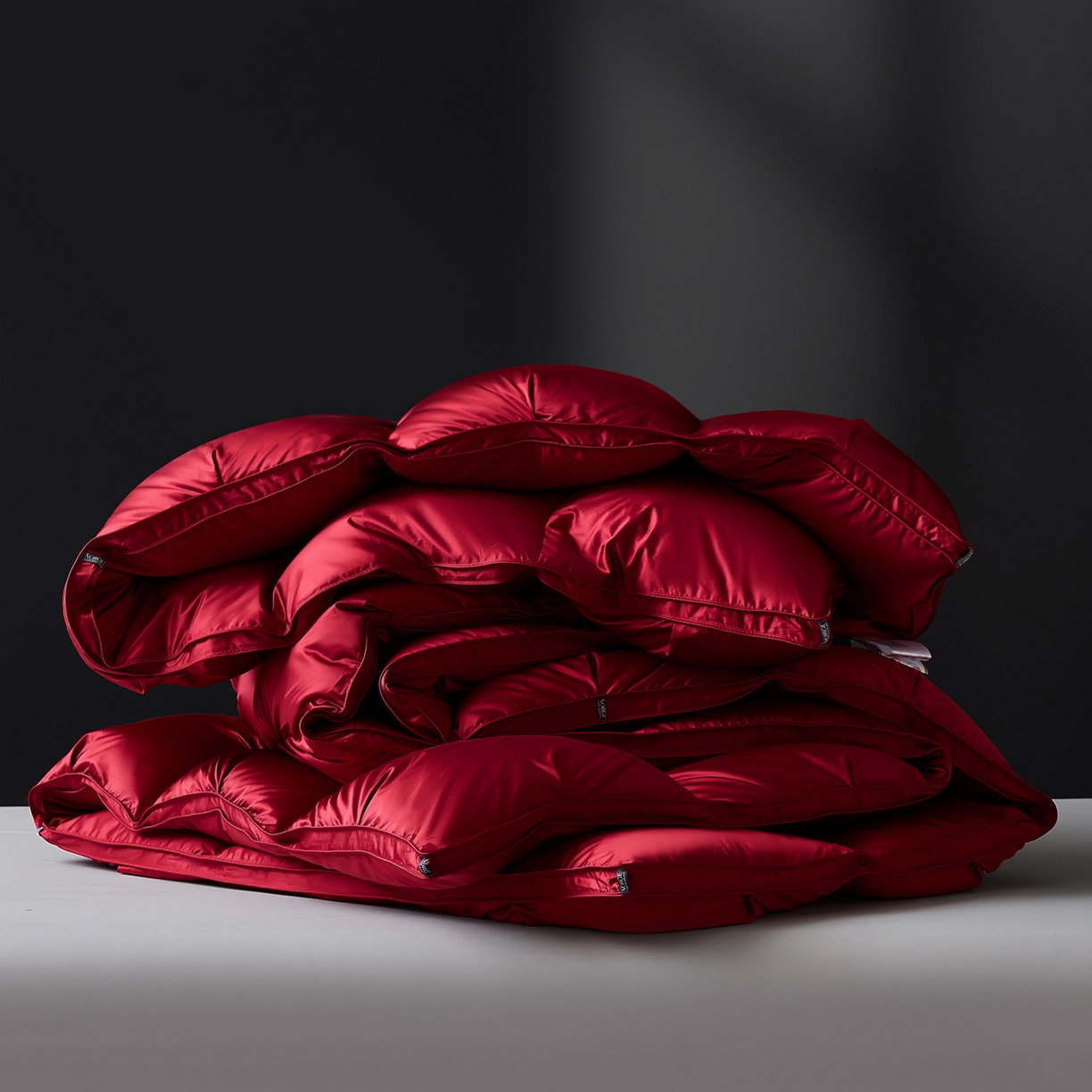 91家纺网 家纺一手货源 找家纺 （总）岚司羽 2025新款花好月圆鹅绒被 被子被芯