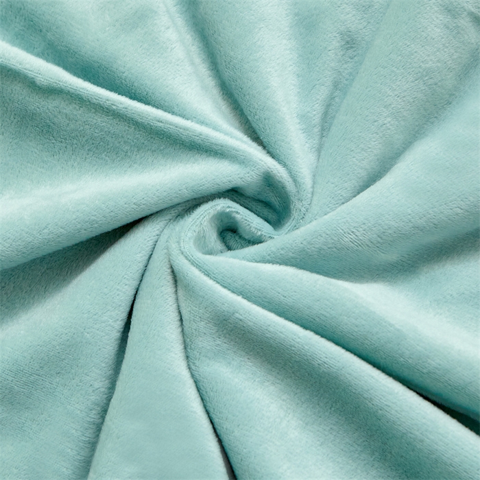 91家纺网 家纺一手货源 找家纺 品尚嘉2025水貂绒毛毯长毛绒法莱绒双层跨境外贸毯子 湖蓝色