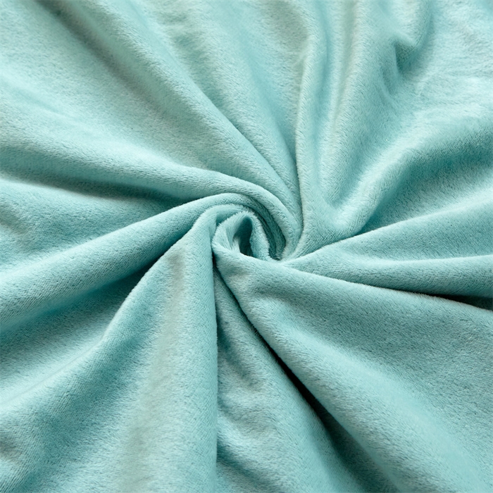 91家纺网 家纺一手货源 找家纺 品尚嘉2025水貂绒毛毯长毛绒法莱绒双层跨境外贸毯子 孔雀兰