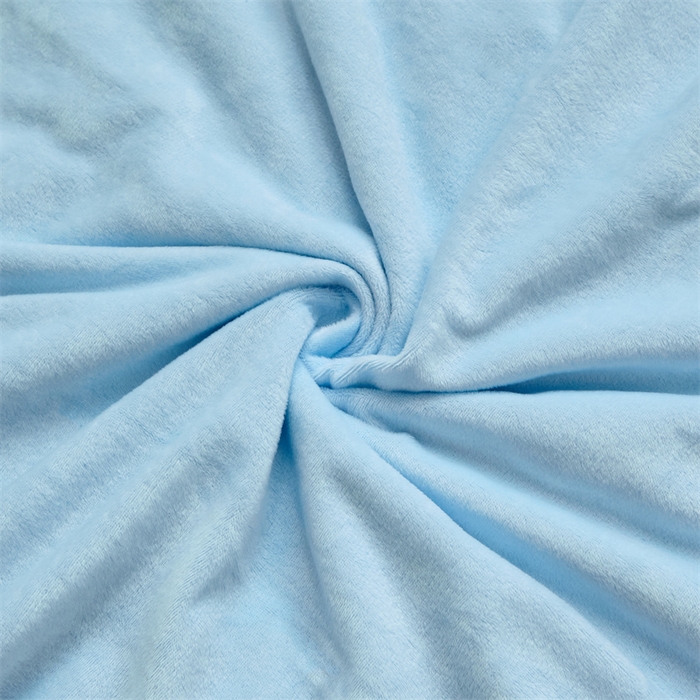 91家纺网 家纺一手货源 找家纺 品尚嘉2025水貂绒毛毯长毛绒法莱绒双层跨境外贸毯子 水蓝色