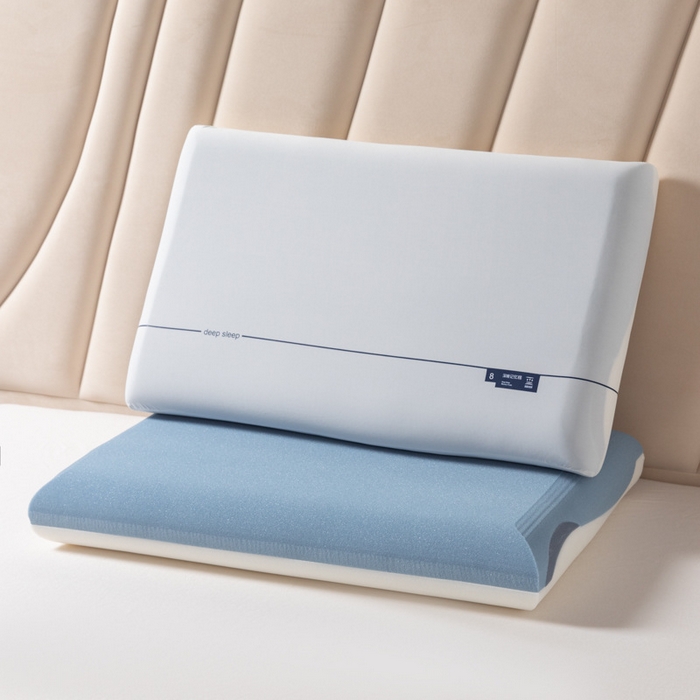 91家纺网 家纺一手货源 找家纺 绮甜枕语 2025新款深睡Pro亚酒店同款记忆棉枕芯侧睡护颈椎助睡眠枕头朵零 压慢回弹 三芯 12cm含内套