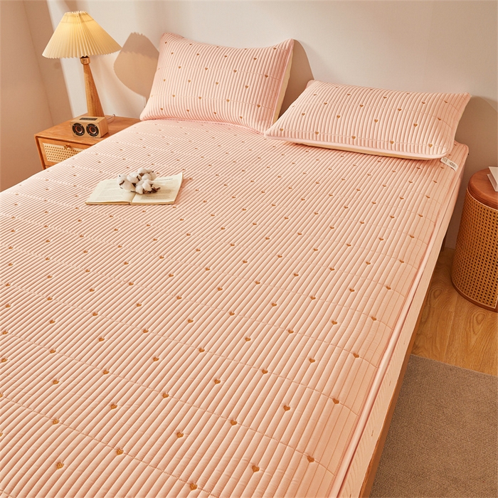 91家纺网 家纺一手货源 找家纺 （总）伊人坊 2025新款A类水洗棉六面全包棉花夹棉床笠