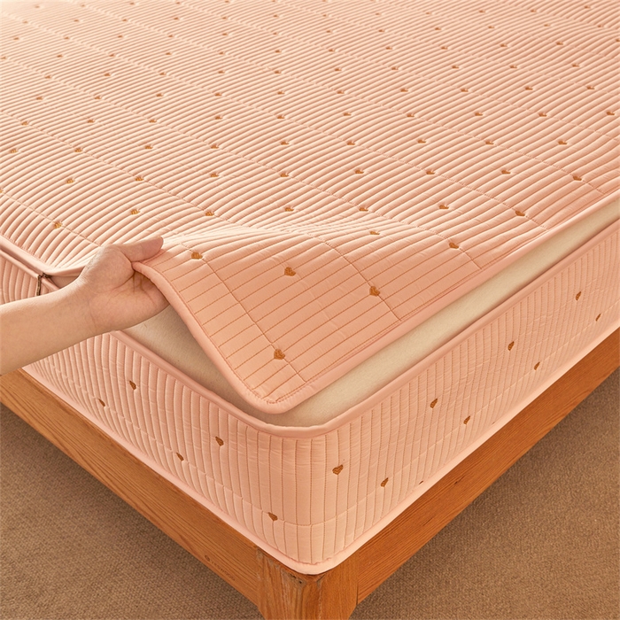 91家纺网 家纺一手货源 找家纺 （总）伊人坊 2025新款A类水洗棉六面全包棉花夹棉床笠