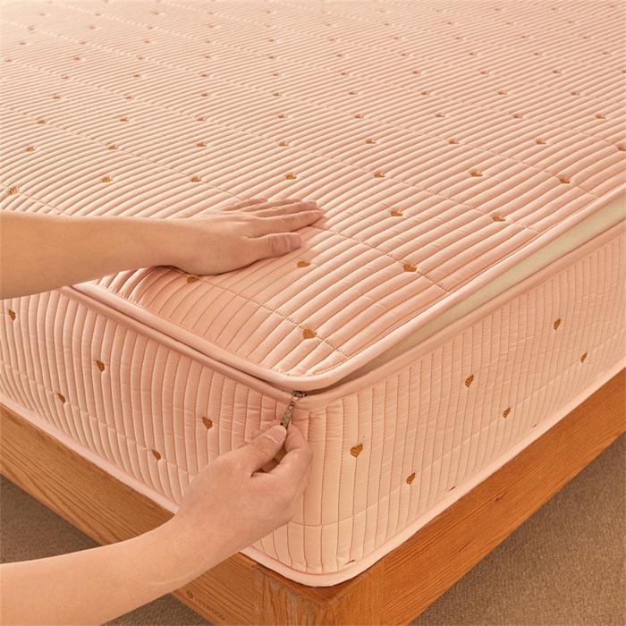 91家纺网 家纺一手货源 找家纺 （总）伊人坊 2025新款A类水洗棉六面全包棉花夹棉床笠