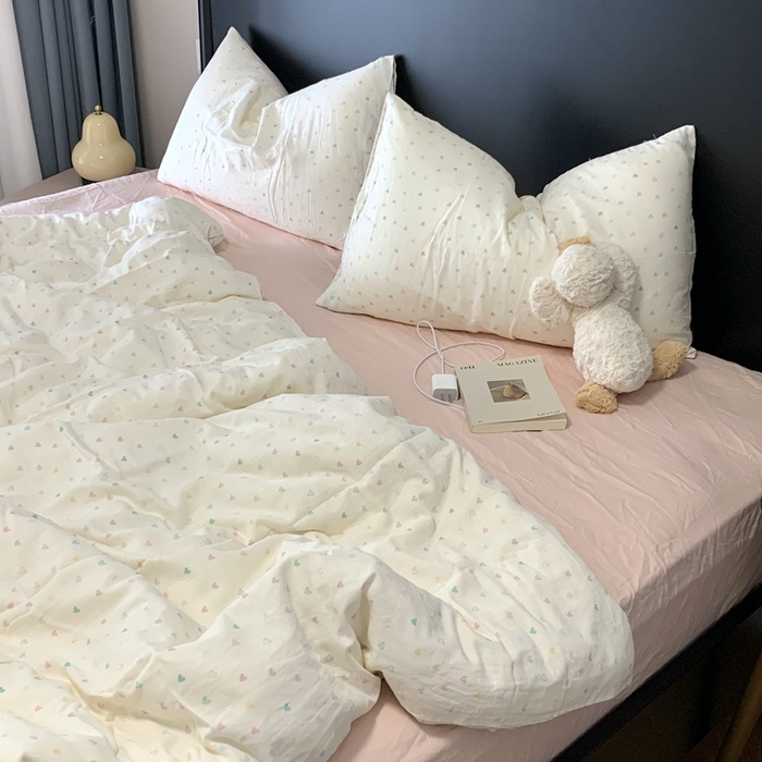 91家纺网 家纺一手货源 找家纺 （总）源启生活 2025新款A类全棉双层纱四件套