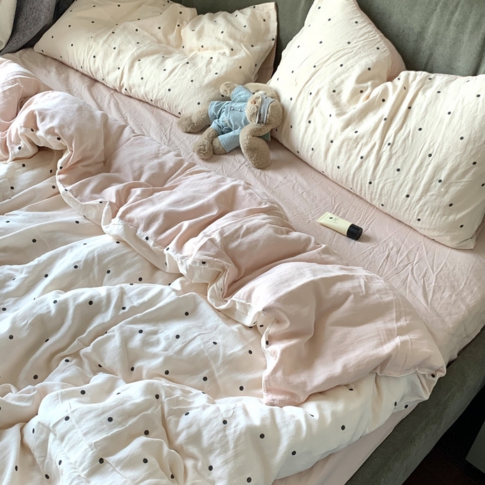 91家纺网 家纺一手货源 找家纺 （总）源启生活 2025新款A类全棉双层纱四件套