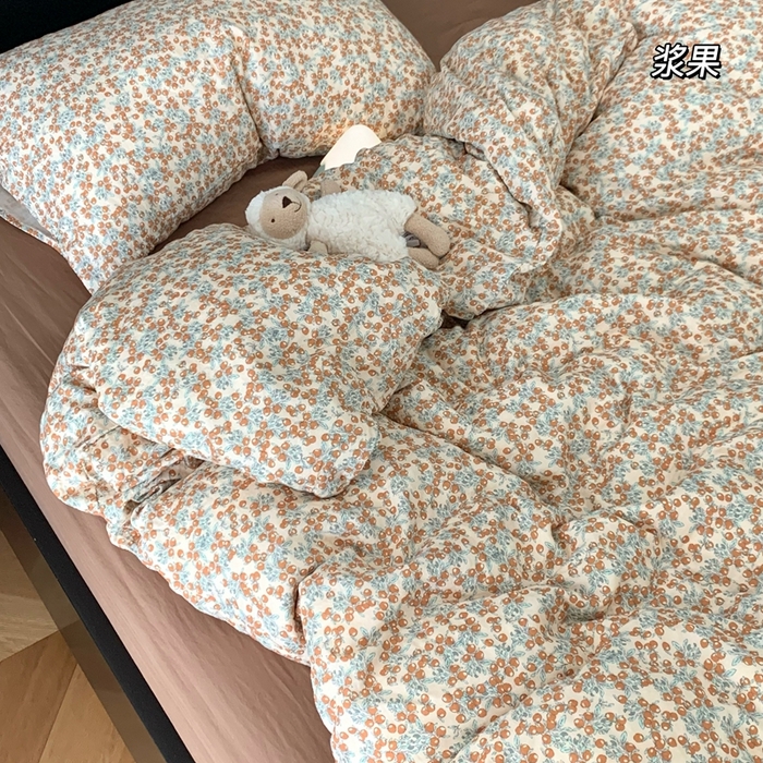 91家纺网 家纺一手货源 找家纺 （总）源启生活 2025新款A类全棉双层纱四件套