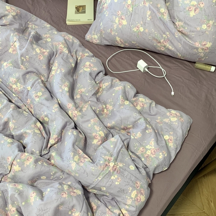 91家纺网 家纺一手货源 找家纺 （总）源启生活 2025新款A类全棉双层纱四件套