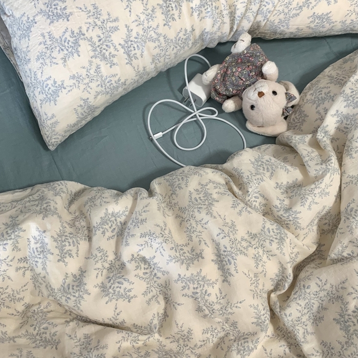 91家纺网 家纺一手货源 找家纺 （总）源启生活 2025新款A类全棉双层纱四件套