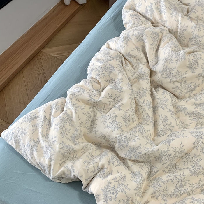 91家纺网 家纺一手货源 找家纺 （总）源启生活 2025新款A类全棉双层纱四件套