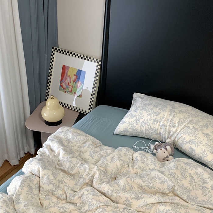 91家纺网 家纺一手货源 找家纺 （总）源启生活 2025新款A类全棉双层纱四件套