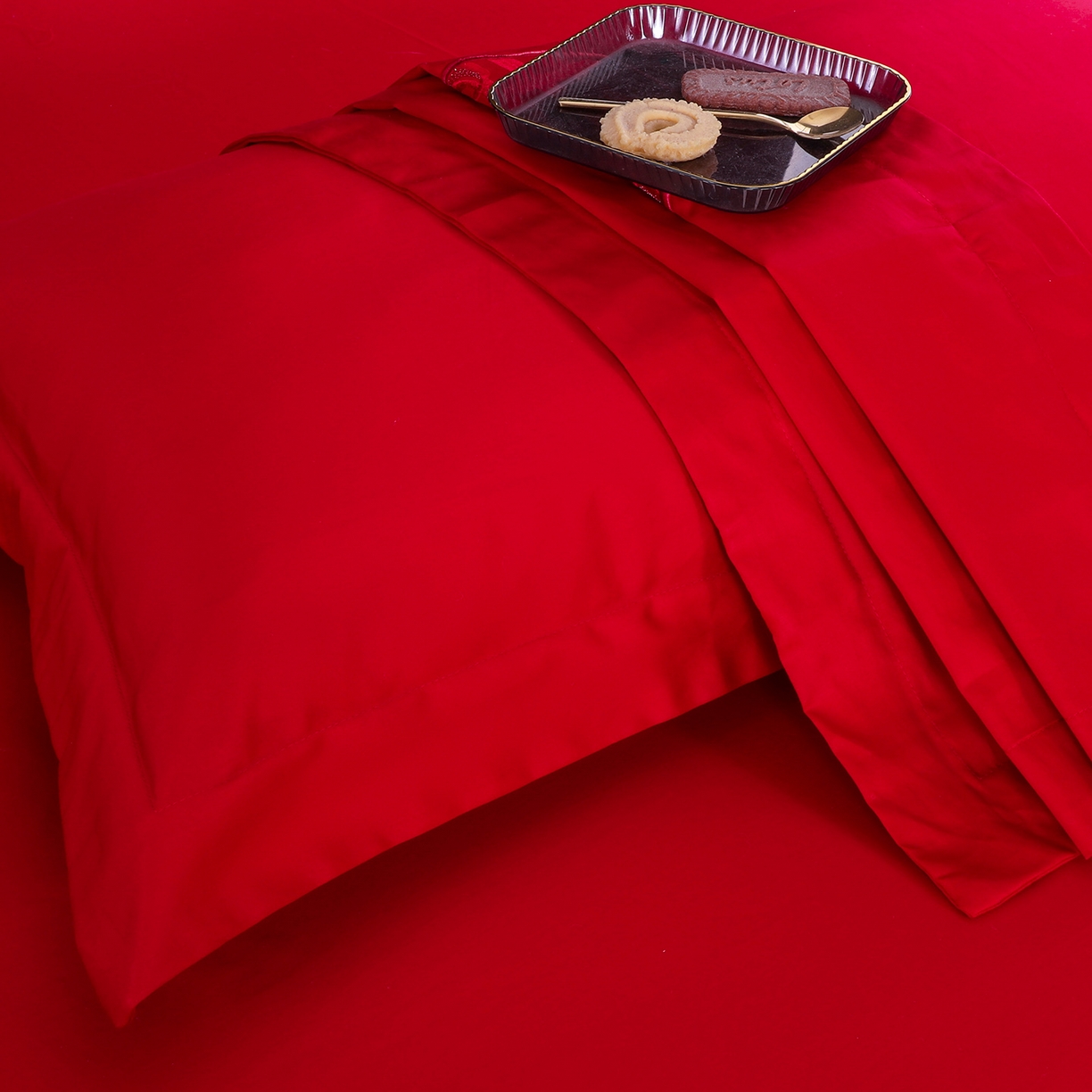 91家纺网 家纺一手货源 找家纺 浩情国际婚庆供货中心 2026新款100%全棉长绒棉纯棉婚庆四件套结婚刺绣六件套多件套长期供货 盛世繁华