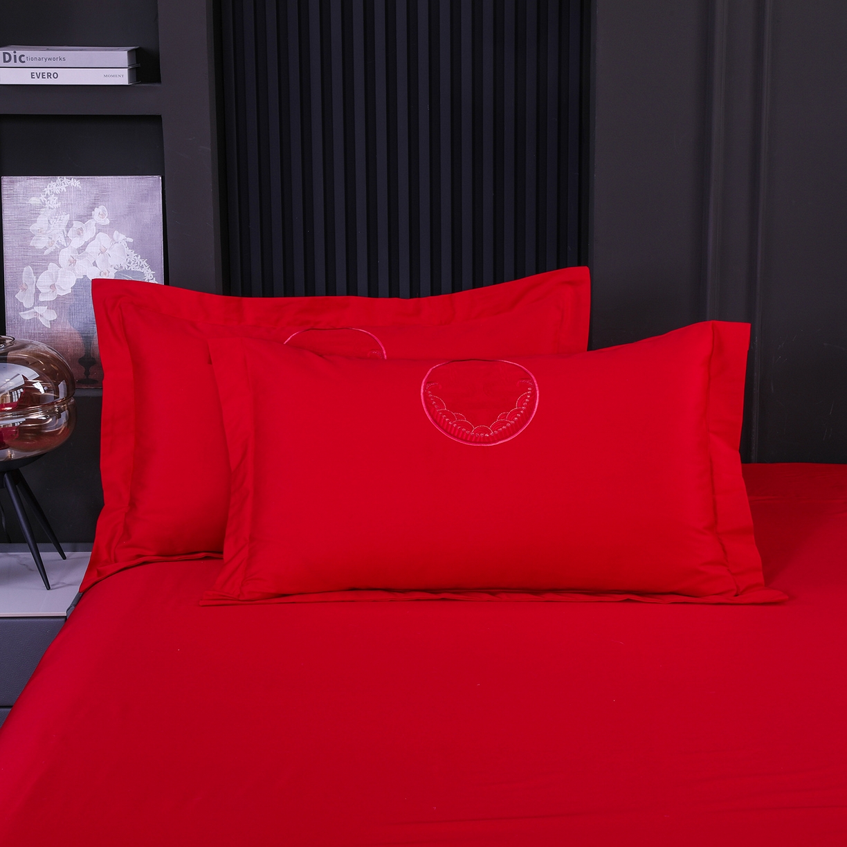 91家纺网 家纺一手货源 找家纺 浩情国际婚庆供货中心 2026新款100%全棉长绒棉纯棉婚庆四件套结婚刺绣六件套多件套长期供货 盛世繁华