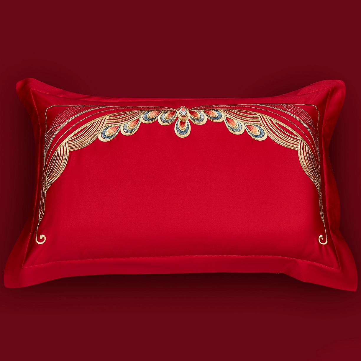 91家纺网 家纺一手货源 找家纺 浩情国际婚庆供货中心 2026新款100%全棉长绒棉纯棉婚庆四件套结婚刺绣六件套多件套长期供货 金龙彩凤