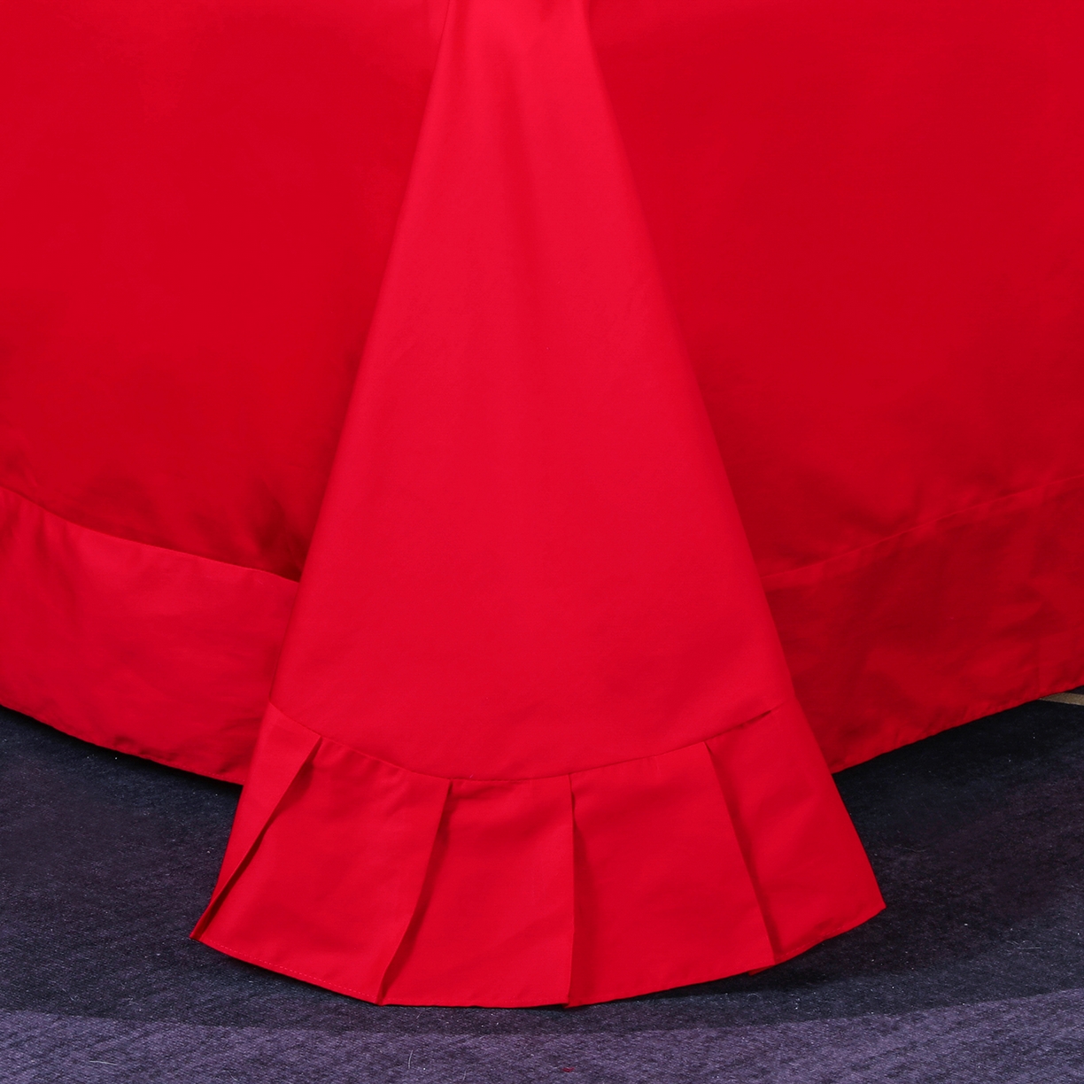 91家纺网 家纺一手货源 找家纺 浩情国际婚庆供货中心 2026新款100%全棉长绒棉纯棉婚庆四件套结婚刺绣六件套多件套长期供货 皇家婚礼-金