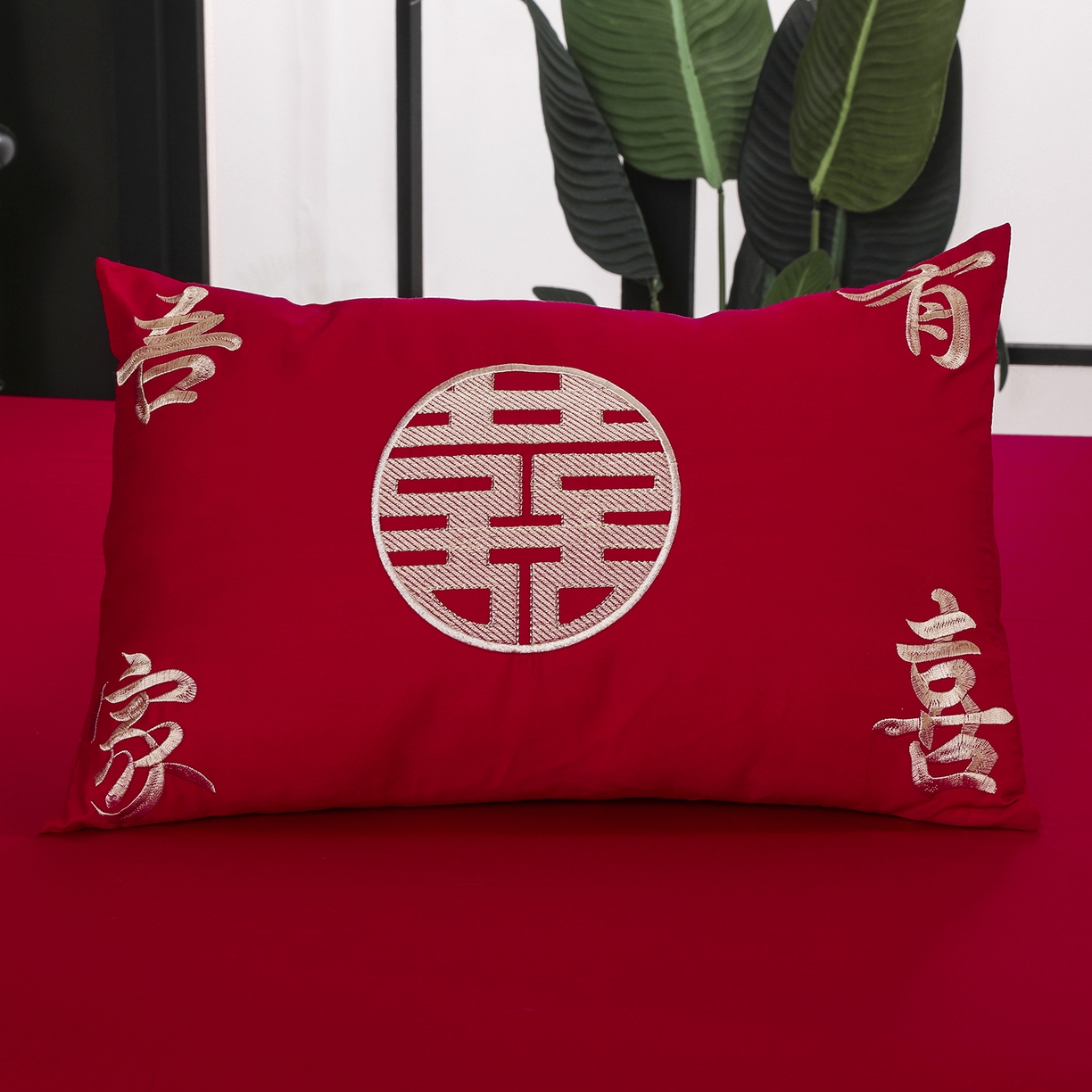 91家纺网 家纺一手货源 找家纺 浩情国际婚庆供货中心 2026新款100%全棉长绒棉纯棉婚庆四件套结婚刺绣六件套多件套长期供货 吾家有喜