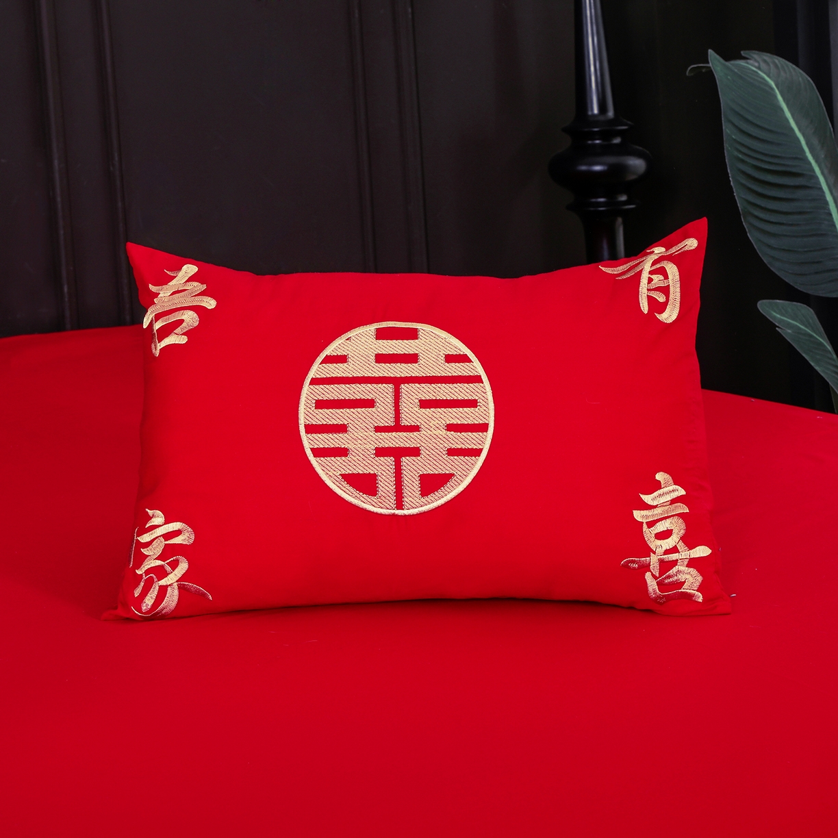 91家纺网 家纺一手货源 找家纺 浩情国际婚庆供货中心 2026新款100%全棉长绒棉纯棉婚庆四件套结婚刺绣六件套多件套长期供货 喜上加喜