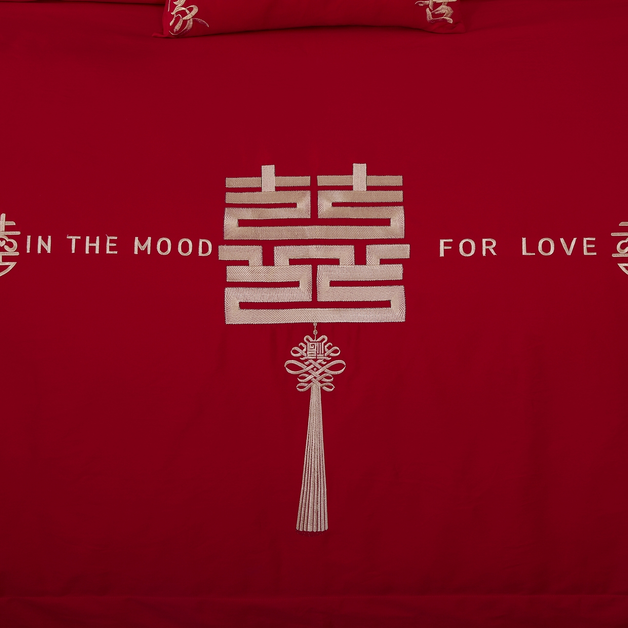 91家纺网 家纺一手货源 找家纺 浩情国际婚庆供货中心 2026新款100%全棉长绒棉纯棉婚庆四件套结婚刺绣六件套多件套长期供货 缘定今生