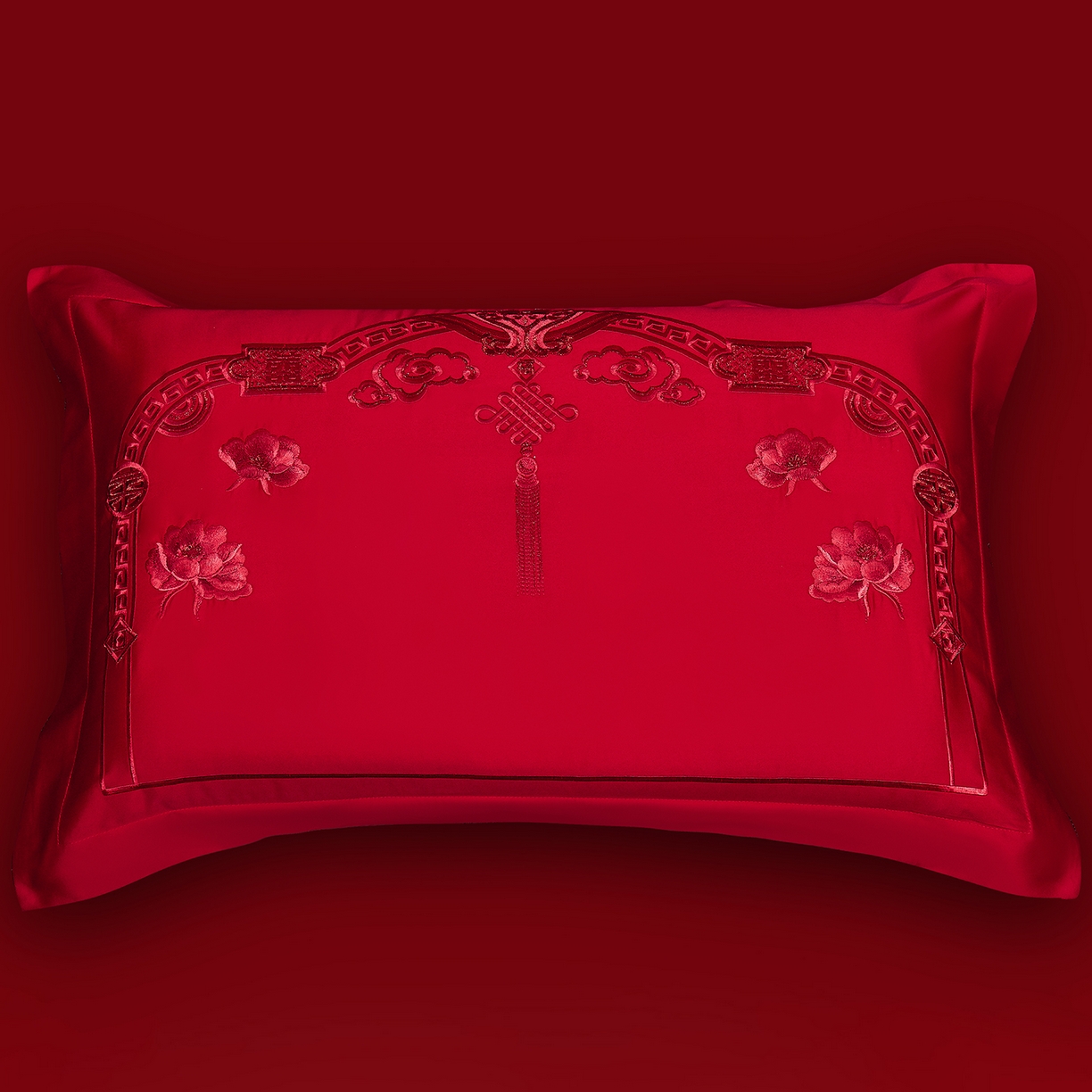 91家纺网 家纺一手货源 找家纺 浩情国际婚庆供货中心 2026新款100%全棉长绒棉纯棉婚庆四件套结婚刺绣六件套多件套长期供货 十里红妆