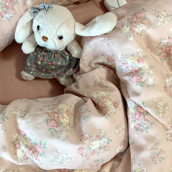 91家纺网 家纺一手货源 找家纺 源启生活 2025新款A类全棉双层纱四件套 时光里