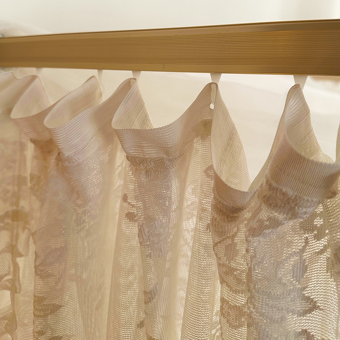 91家纺网 家纺一手货源 找家纺 都市缘蚊帐 2026新款303欧式浪漫导轨蕾丝提花蚊帐 303玫瑰庄园-奶油杏