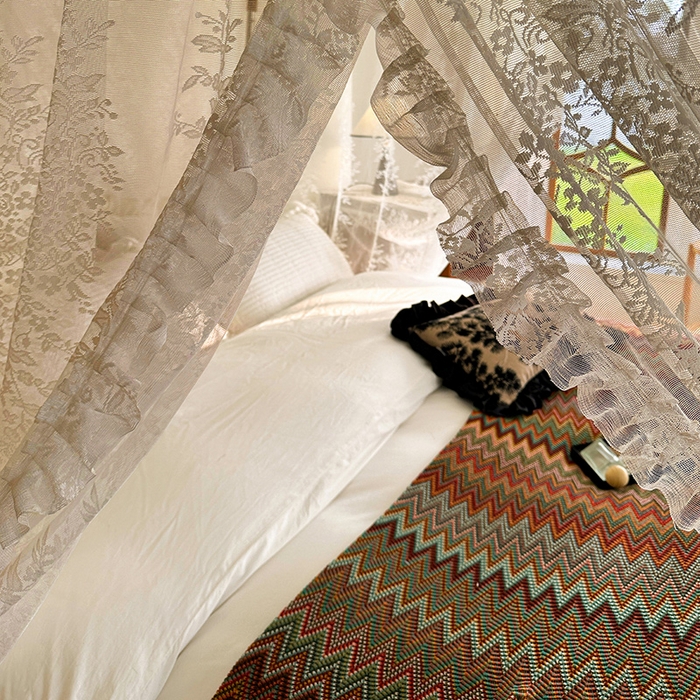 91家纺网 家纺一手货源 找家纺 都市缘蚊帐 2026新款303欧式浪漫导轨蕾丝提花蚊帐 303玫瑰庄园-奶油杏