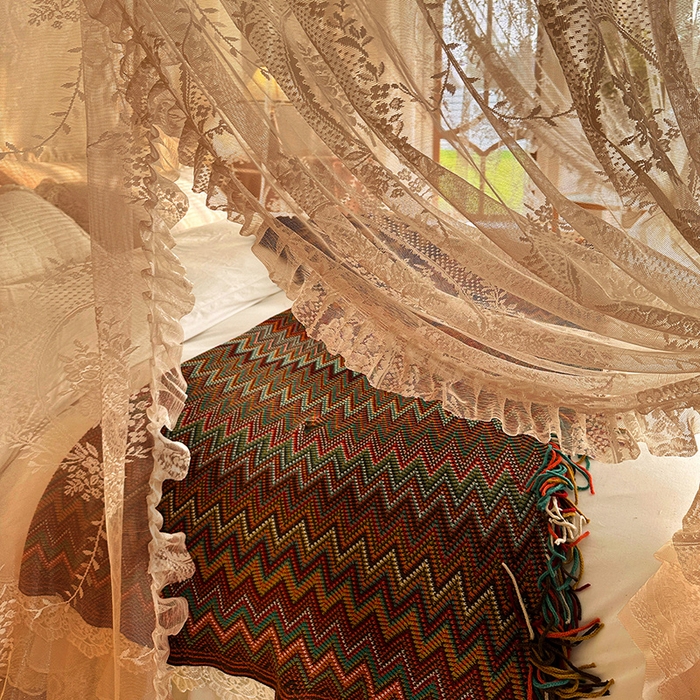 91家纺网 家纺一手货源 找家纺 都市缘蚊帐 2026新款303欧式浪漫导轨蕾丝提花蚊帐 303薇尔庄园-奶油香槟