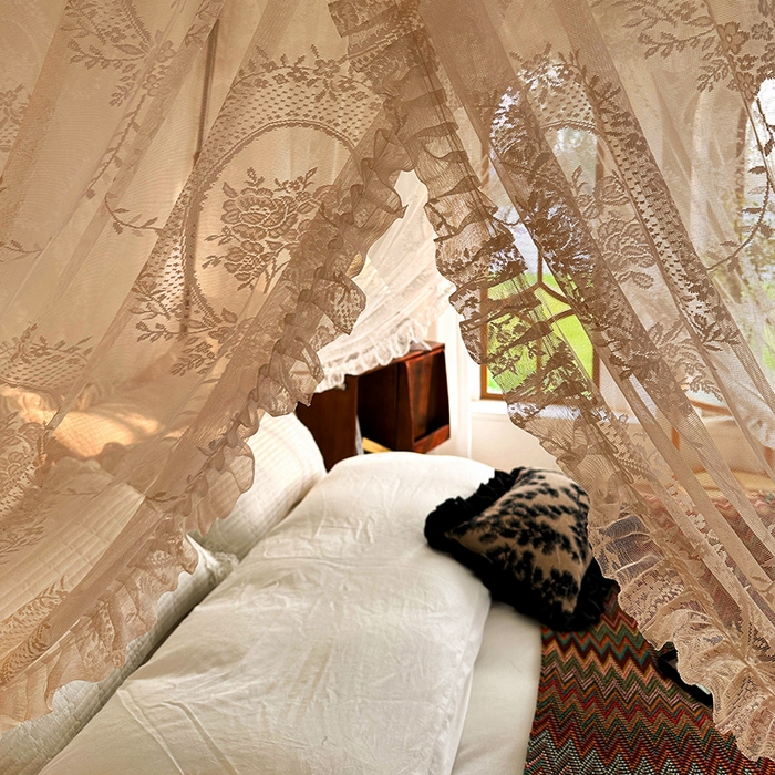 91家纺网 家纺一手货源 找家纺 都市缘蚊帐 2026新款303欧式浪漫导轨蕾丝提花蚊帐 303薇尔庄园-奶油香槟