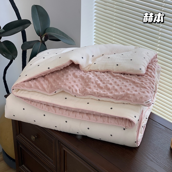 源启生活 2025新款豆豆被 粉赫本