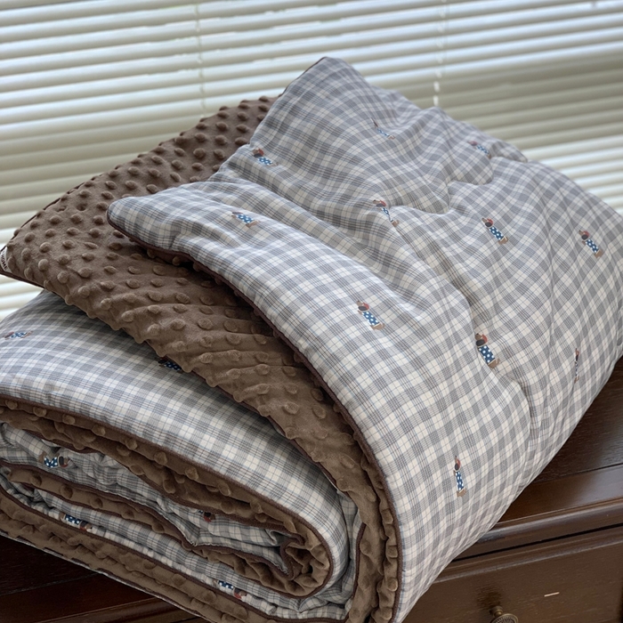 91家纺网 家纺一手货源 找家纺 源启生活 2025新款豆豆被 乐野