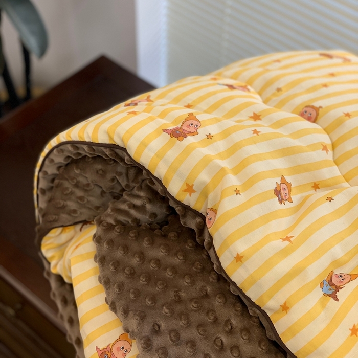 91家纺网 家纺一手货源 找家纺 源启生活 2025新款豆豆被 晚安小星星