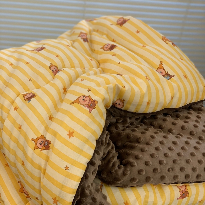 91家纺网 家纺一手货源 找家纺 源启生活 2025新款豆豆被 晚安小星星