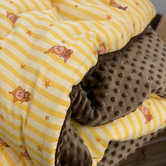 91家纺网 家纺一手货源 找家纺 源启生活 2025新款豆豆被 晚安小星星