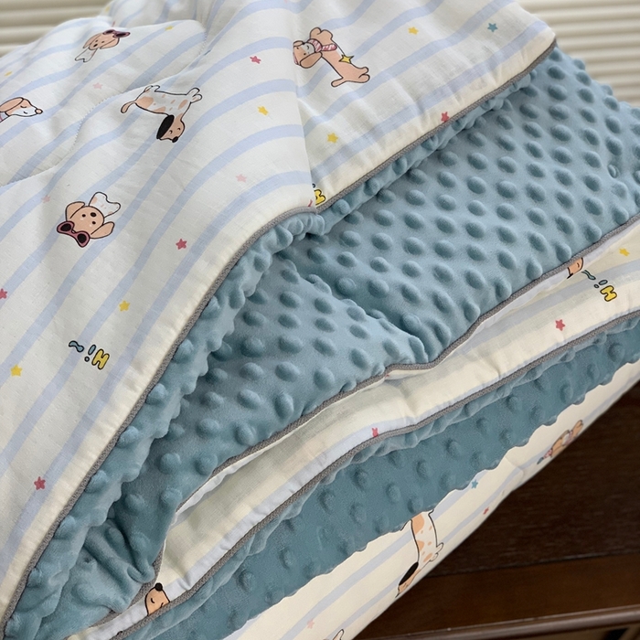 91家纺网 家纺一手货源 找家纺 源启生活 2025新款豆豆被 旺仔