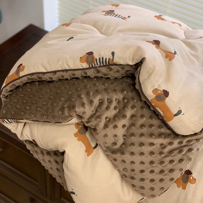 91家纺网 家纺一手货源 找家纺 源启生活 2025新款豆豆被 修修狗