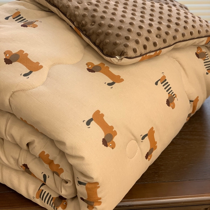 91家纺网 家纺一手货源 找家纺 源启生活 2025新款豆豆被 修修狗